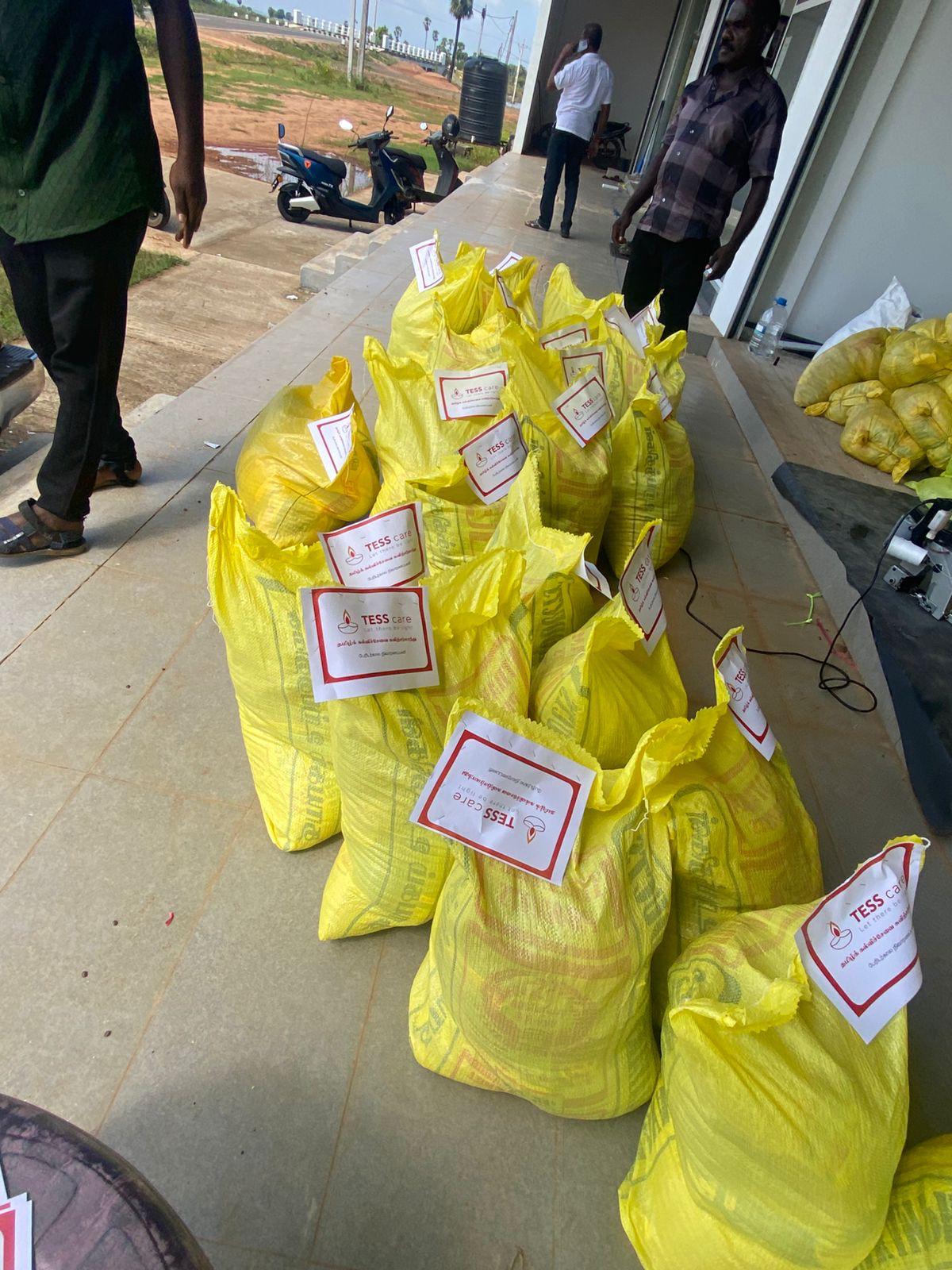 Aid packages prepared