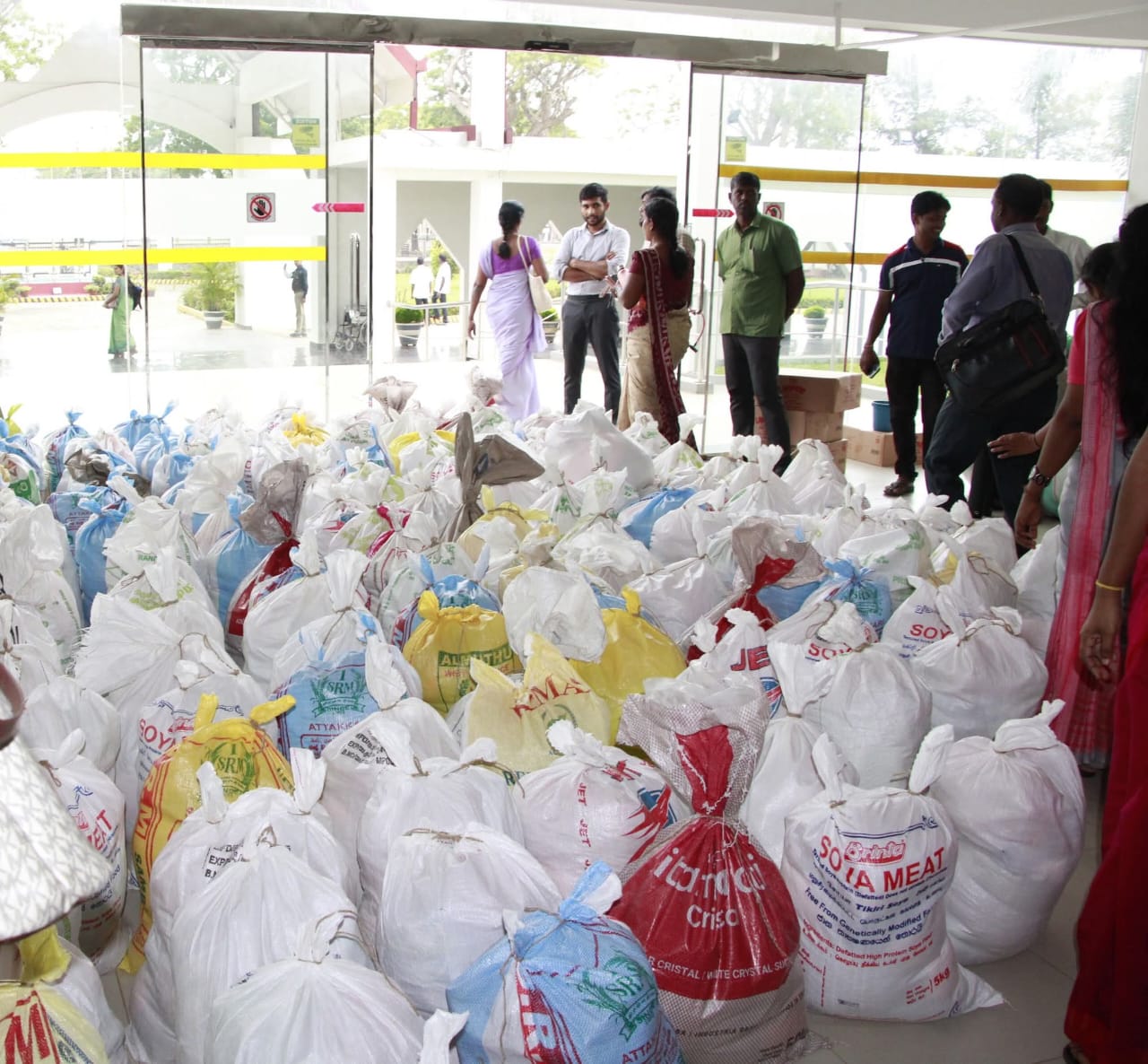 Aid supplies collection