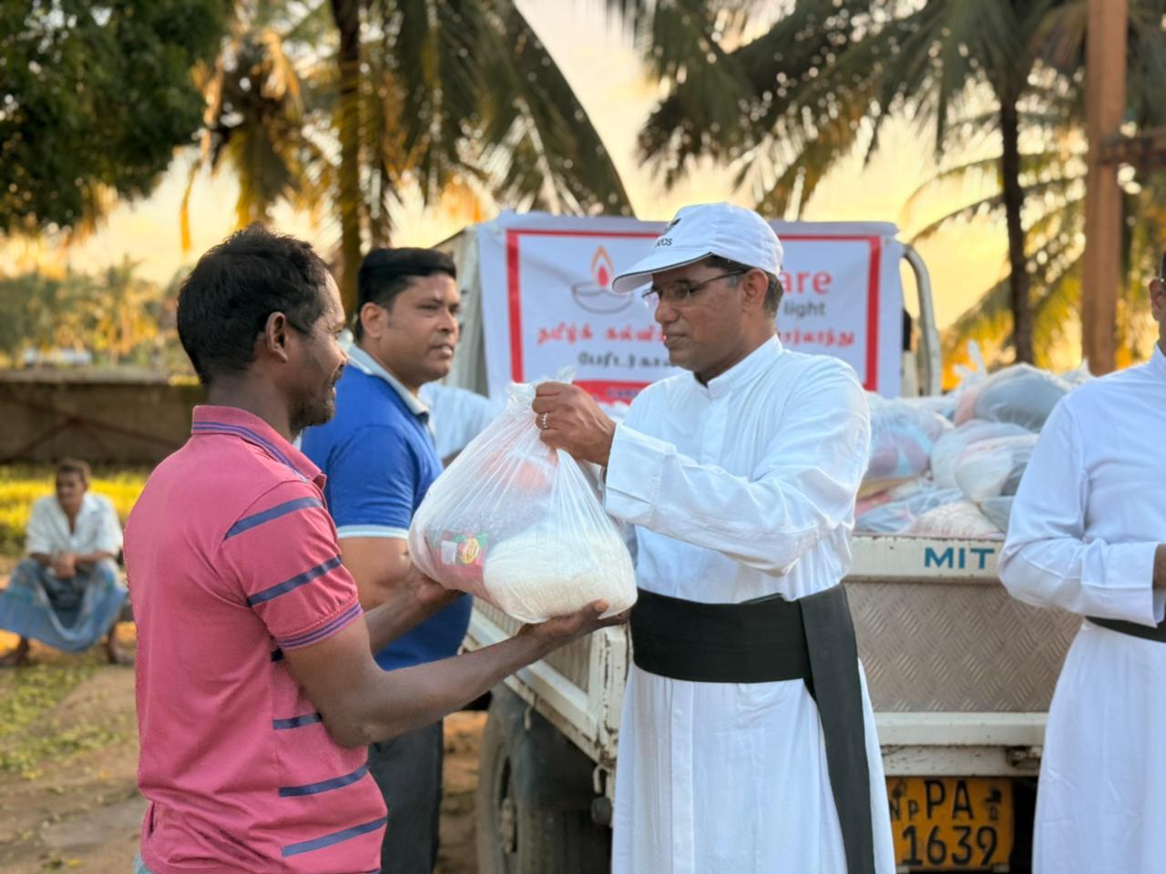 Food distribution in the field